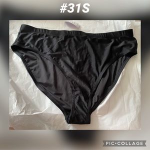 NWT Forever 21 Black Bikini Bottoms Sz 3x